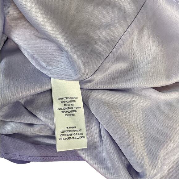 NWT Julia Jordan Floral Print One Shoulder Short Sleeve Asymmetrical Midi SZ 14 - Picture 8 of 11